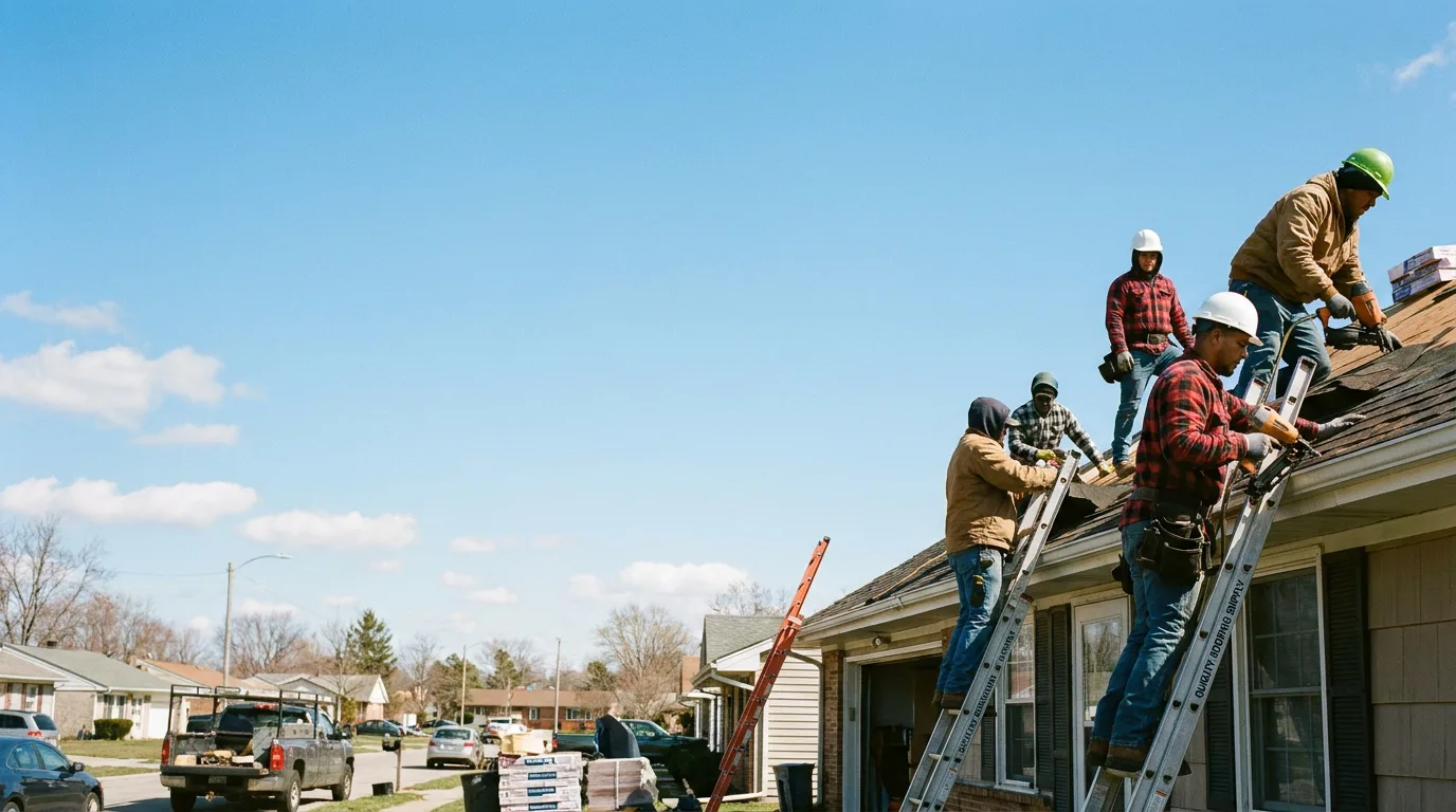 Roofing in Meriden, KS near me